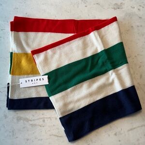 Hudson's Bay Company HBC Lightweight Multistripe Wool Scarf